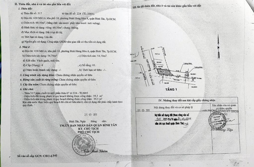 Chính chủ bán nhanh căn nhà mặt phố mã lò, bình tân. kinh doanh đỉnh, mua là lời!