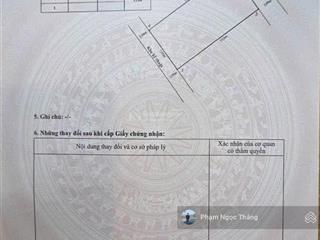 105m2 mặt tiền 7m đất thuộc khu phân lô  lô 26 lê hồng phong  0968 005 ***
