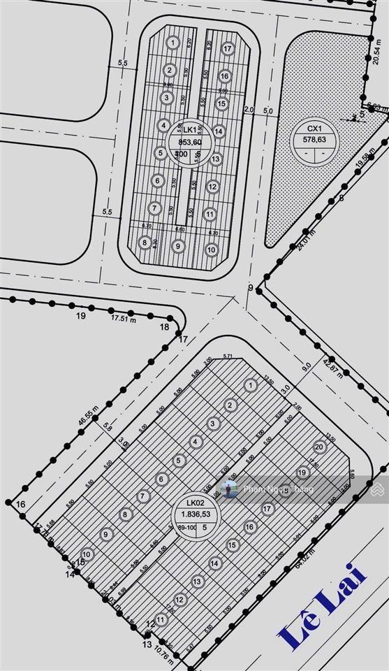 Hai lô liền kề 87.5m tuyến 2 đường lê lai, hải phòng 0968 005 ***