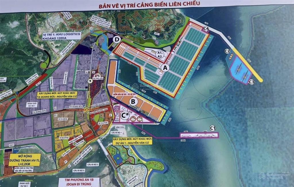 Bán đất 857m2, 3 mặt tiền đường ngô xuân thu (720m2 đất ở)