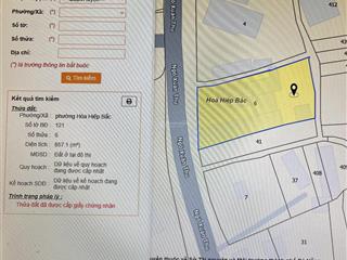 Bán đất 857m2, 3 mặt tiền đường ngô xuân thu (720m2 đất ở)