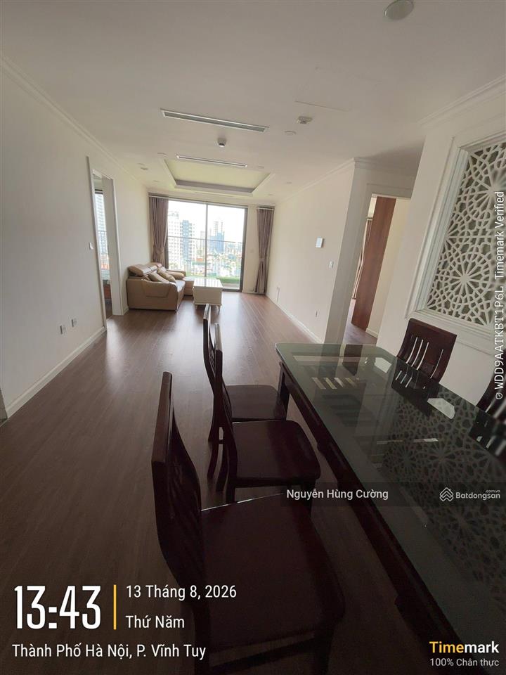 Cho thuê căn 3pn 100m2 sunshine garden minh khai giá chỉ 13tr  e cường 0976 044 ***