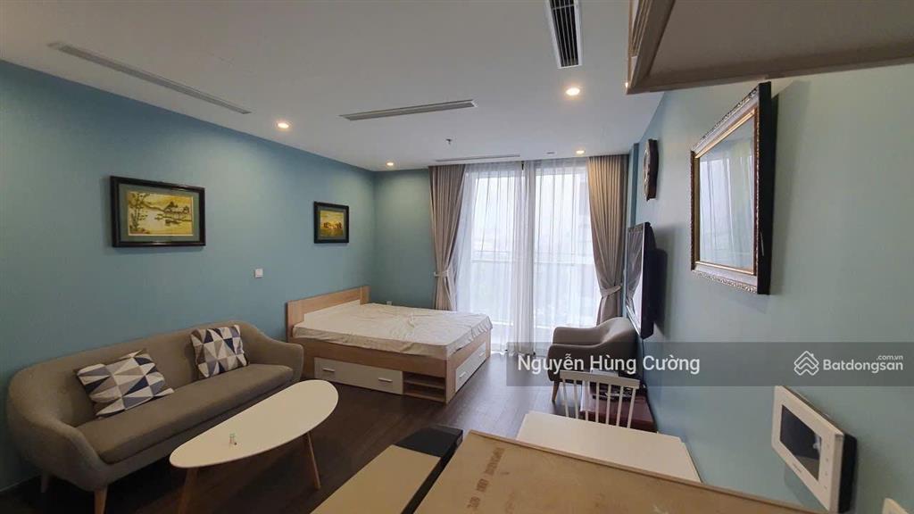 Cho thuê studio 34m2 vinhomes symphony long biên full đồ giá chỉ 10tr  e cường 0976 044 ***