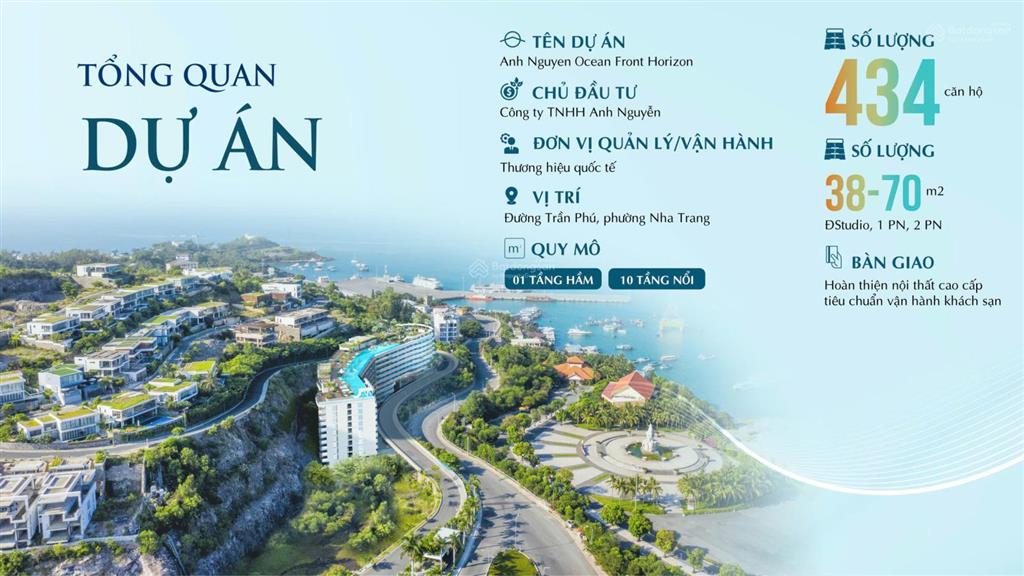 Căn mặt biển tầng cao giá tốt tại chung cư anh nguyễn nha trang