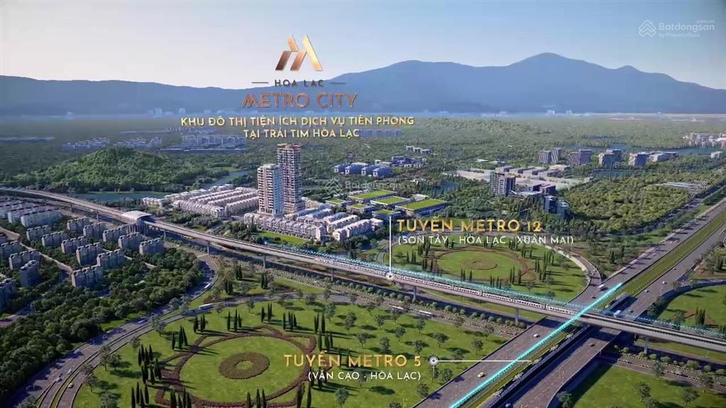 Shophouse 2 mặt tiền 8m tại metro city hòa lạc, vị trí sáng giá của khu đô thị vệ tinh hòa lạc