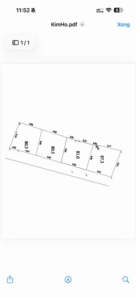 Bán đất tại lệ chi, 3,75 tỷ, 86m2, mặt tiền 9m, ngõ 3,5m