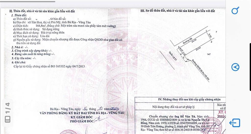 Góc 2 mặt tiền quốc lộ 51  ngay cửa vào vành đai 4  hàng hiếm đầu tư