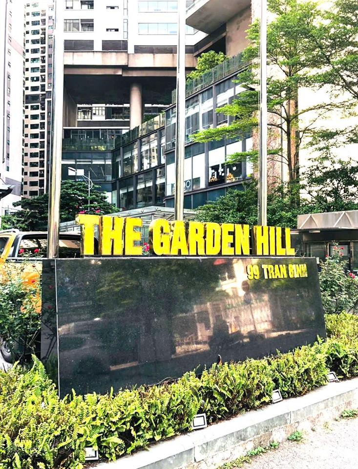Cho thuê chung cư the garden hill 99 trần bình, 73 m2, 2 phòng ngủ, 2 vs, full nội thất.