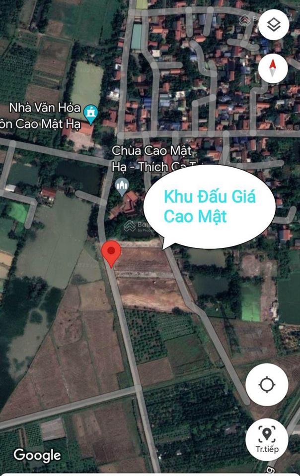 Bán đất đấu giá cao mật hạ, bình minh, (thanh oai cũ) dt 95m, mặt tiền 6m cách hà đông 8km, gần vin