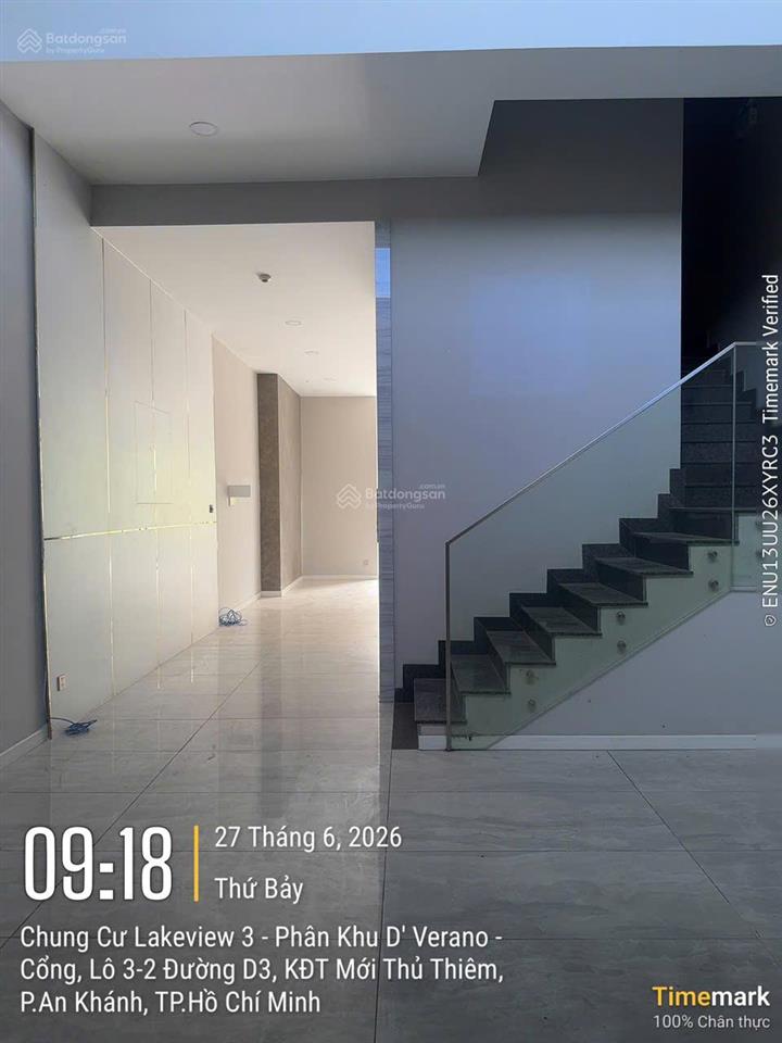 Cho thuê văn phòng kết hợp ở lại lakeview 3 thủ thiêm | 360m | thang máy riêng | 60 triệu