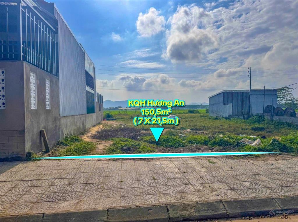 Bán đất khổ 150.5m2 khu quy hoạch hương an tp huế  gần công viên lớn  trục chính