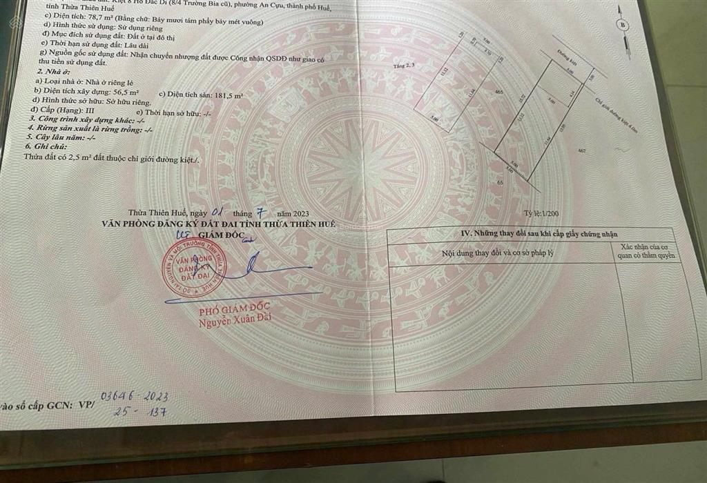 Nhà 3 tầng kiệt ô tô hồ đắc di cao ráo, không lo ngập