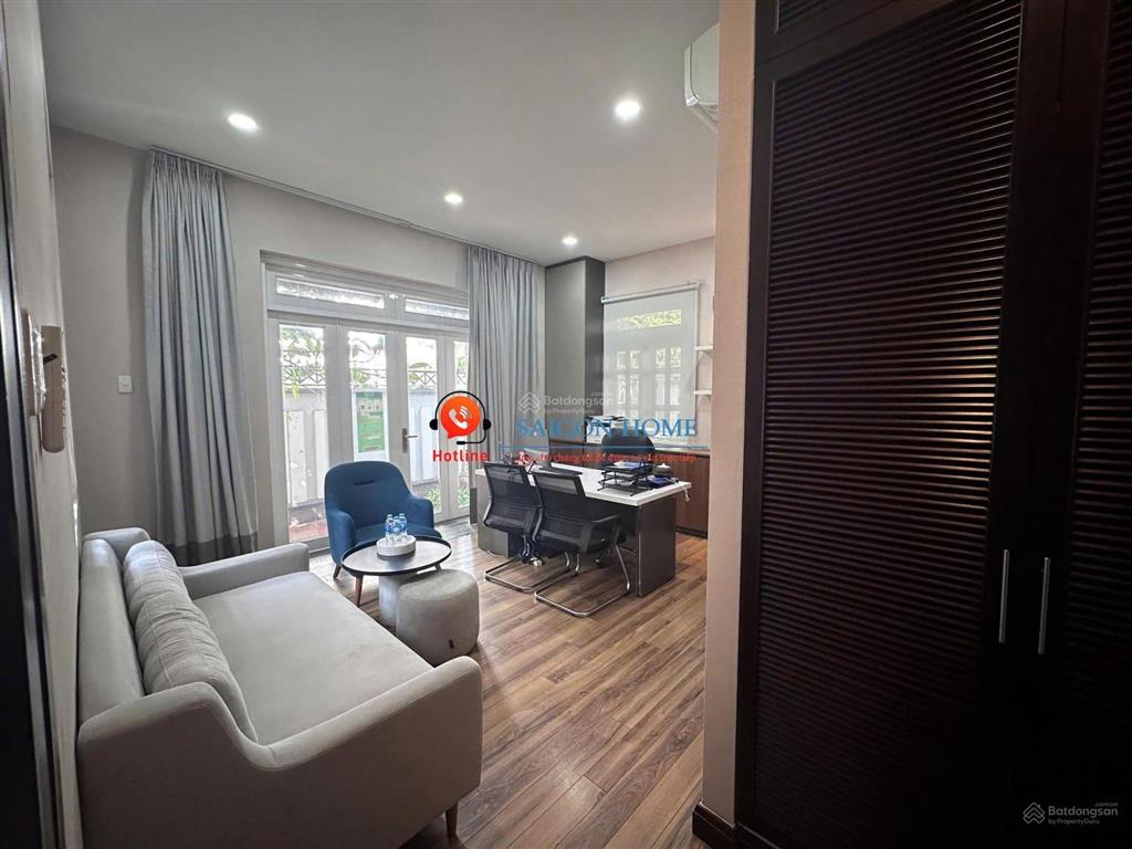 Cho thuê nguyên căn villa sân vườn đường trần não  quận 2, có sẵn ntcb