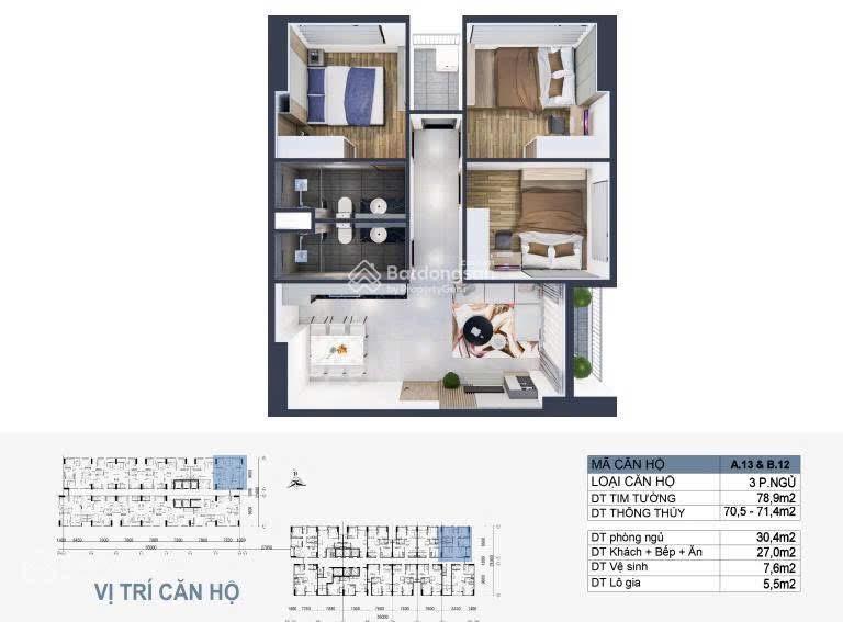 Bán căn hộ mường thanh phú hữu giá vị trí đẹp giá tốt thị trường chỉ 49tr/m2