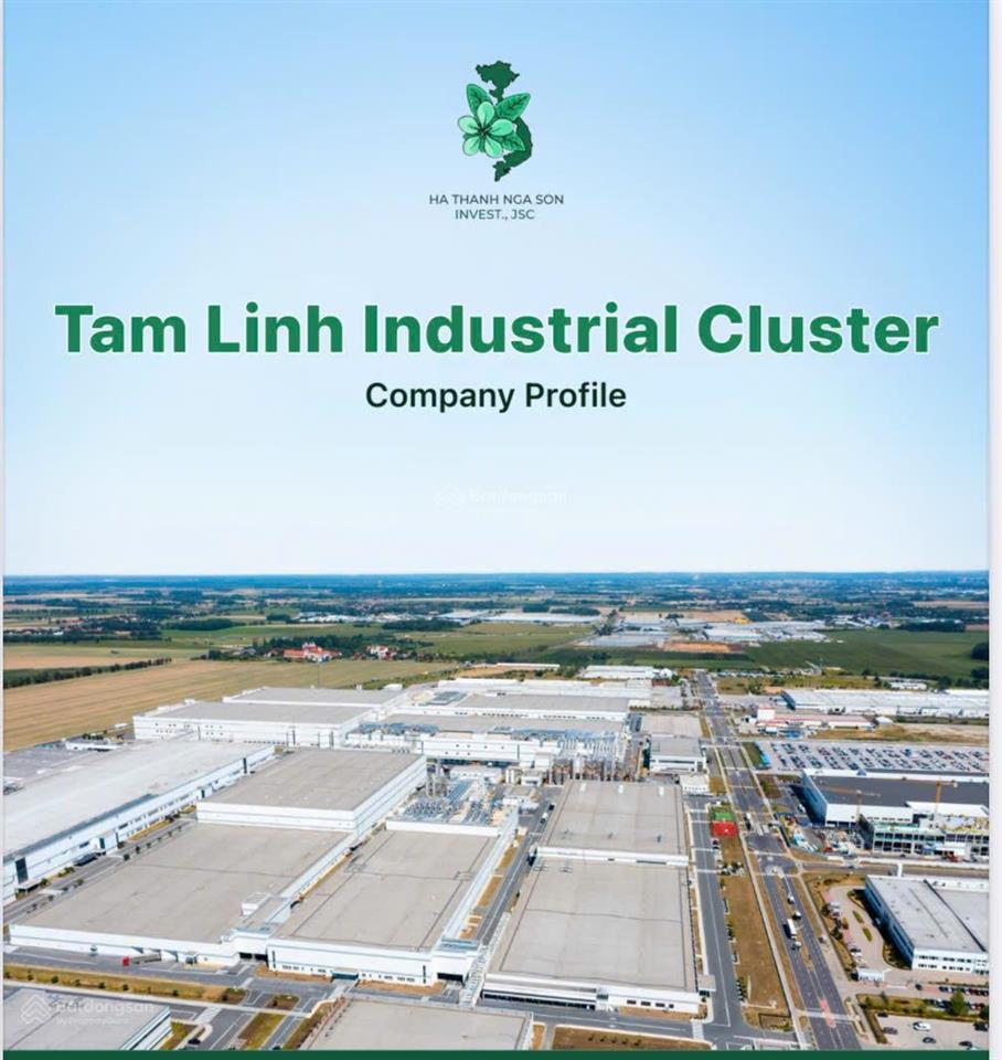 Cơ hội đầu tư 1ha đất công nghiệp tại cụm cn tam linh nga sơn cho chế biến thực phẩm, kho lạnh