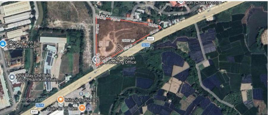 Bán đất skc mặt tiền ql1a suối hiệp, khánh hòa 2.9ha đất sạch, đóng tiền 1 lần