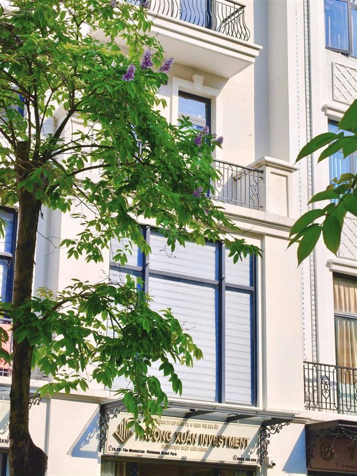 Shophouse np liền kề diện tích sàn 445m² |vinhomes grand park | sẵn thang máy | giá 25 triệu/tháng