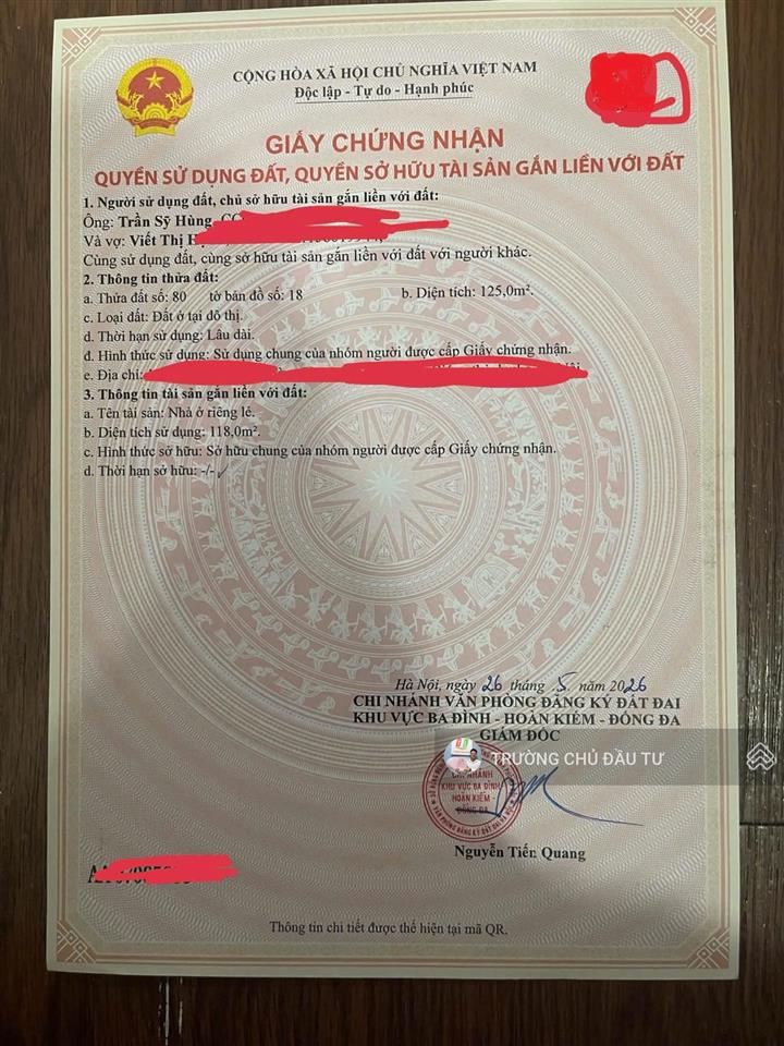 Bán cắt lỗ! chung cư e1 sơn tây  nguyễn thái học  kim mã  ba đình  sổ đỏ vĩnh viễn