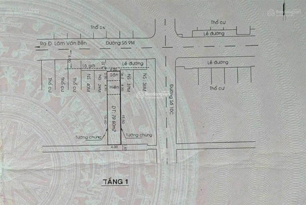 Bán nhà cấp 4 đường 9m tân thuận tây dt 4x23 (92m2) tiện xây mới giá 14tỷ5   0903 315 *** a huy