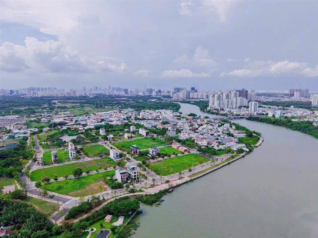 Sốc thật! đất biệt thự ven sông bộ công an phạm hữu lầu giá chỉ 72tr/m2, rẻ nhất thị trường