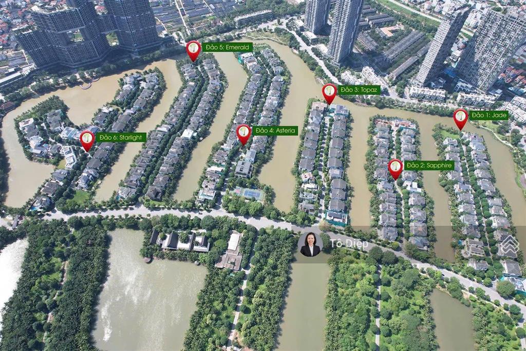 Chính chủ cần bán căn biệt thự đảo 300m2 hồ đông nam