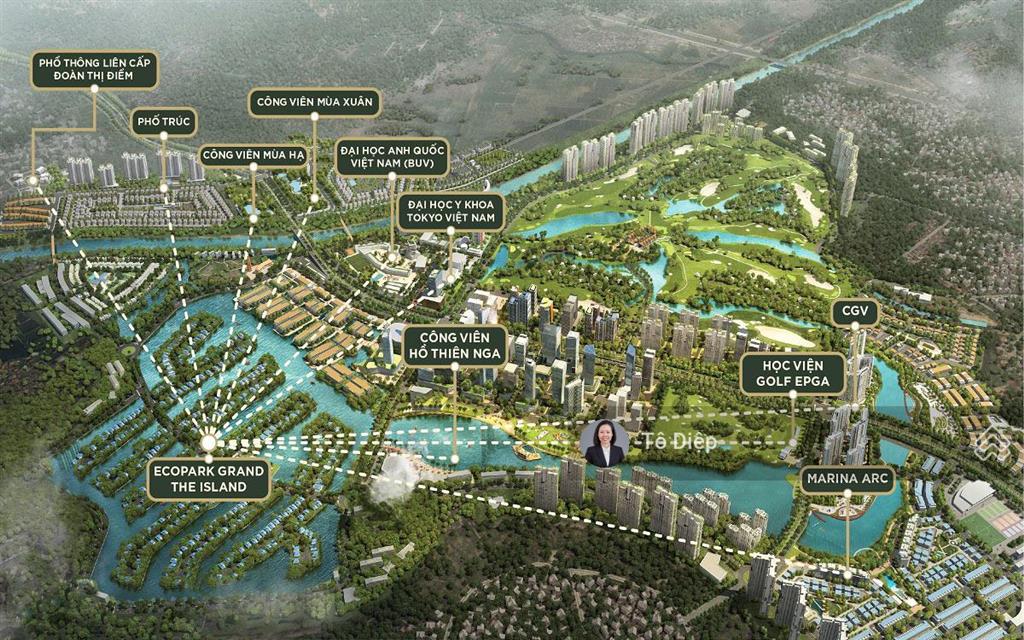 Chính chủ cần bán căn biệt thự đảo 300m2 hồ đông nam