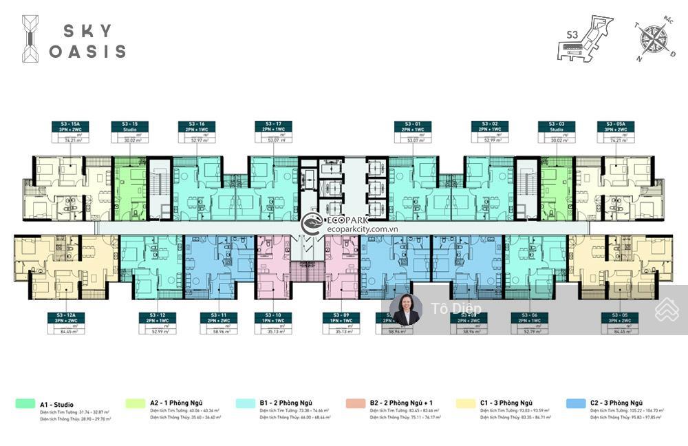 Bán gấp 3 ngủ đông nam  hàng cực hiếm giá hấp dẫn 5 tỉ 990