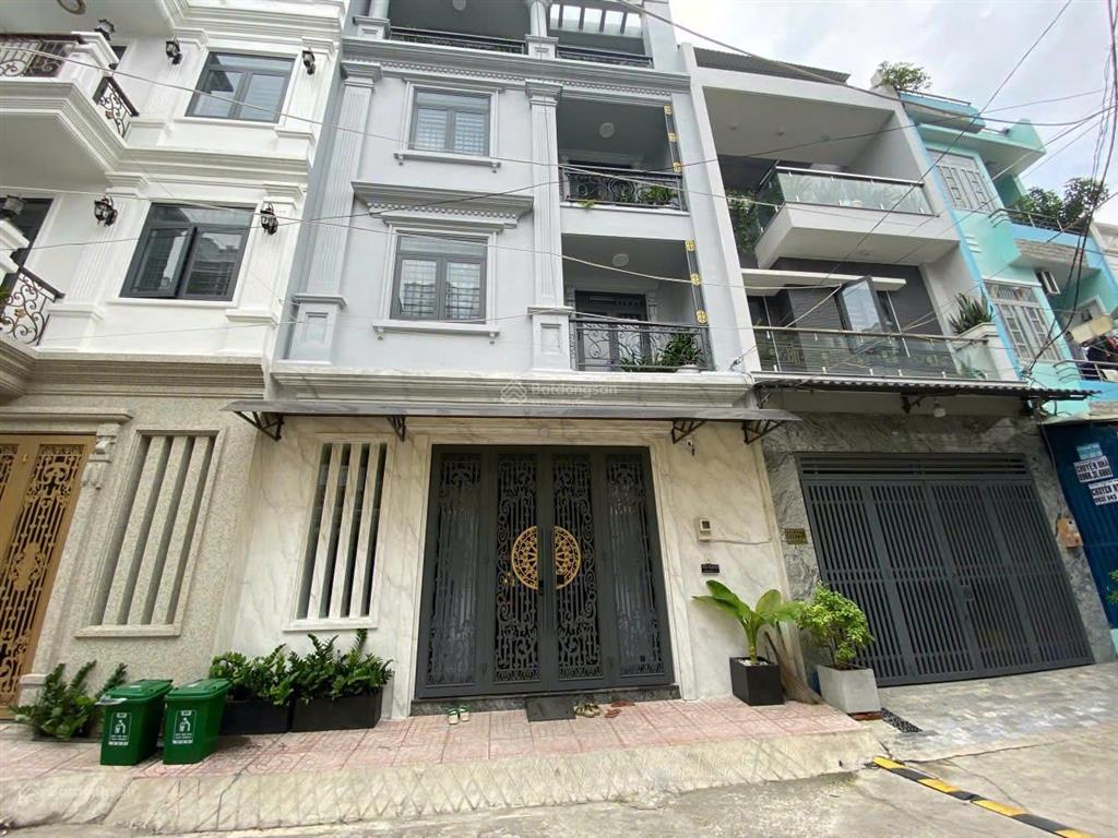 Nhà ngang 6,5m hiếm 4 tầng full nội thất cao cấp hẻm 7m xe hơi