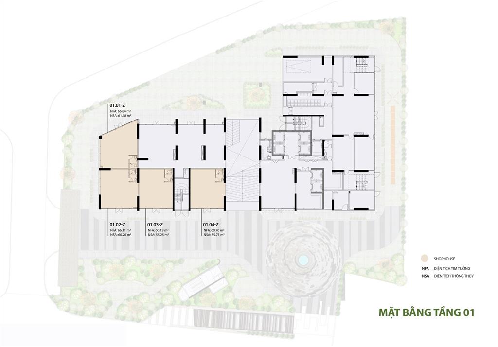 Skyzen duy nhất 4 căn shophouse trong toàn bộ dự án.  ngay 0908 520 *** chọn vị trí căn đẹp