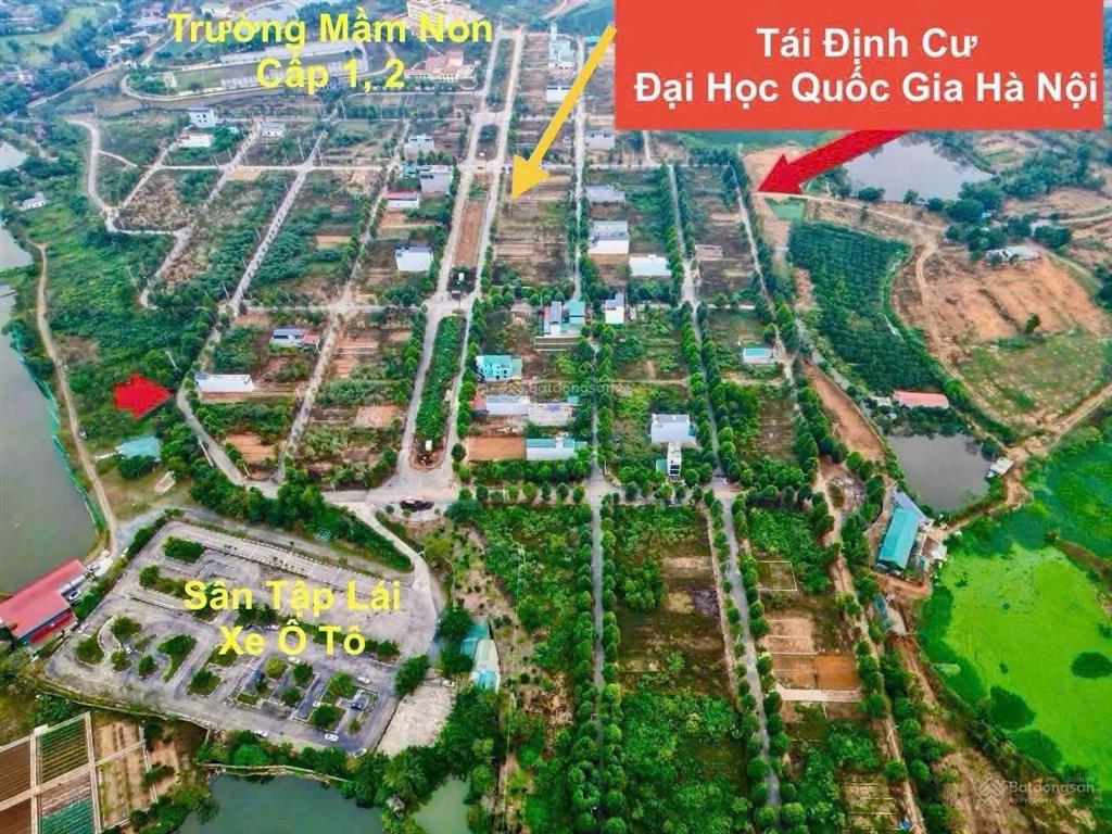 Cả khu tái định cư đh quốc gia  còn đúng 1 lô góc 100m2  chủ rất cần bán