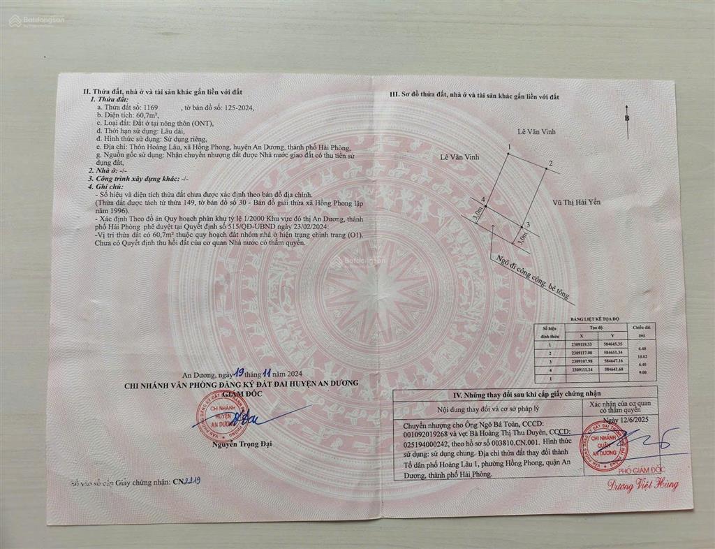 Chính chủ bán đất hoàng lâu, xây ccmn cho thuê dòng tiền, dt 60m2, mt 6,4m, ngõ 3m, giá 1,2 tỷ.