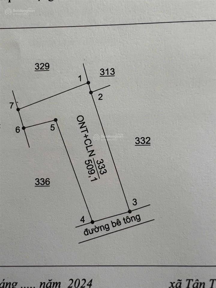 Bán đất tặng nhà 500m2 full thổ cư