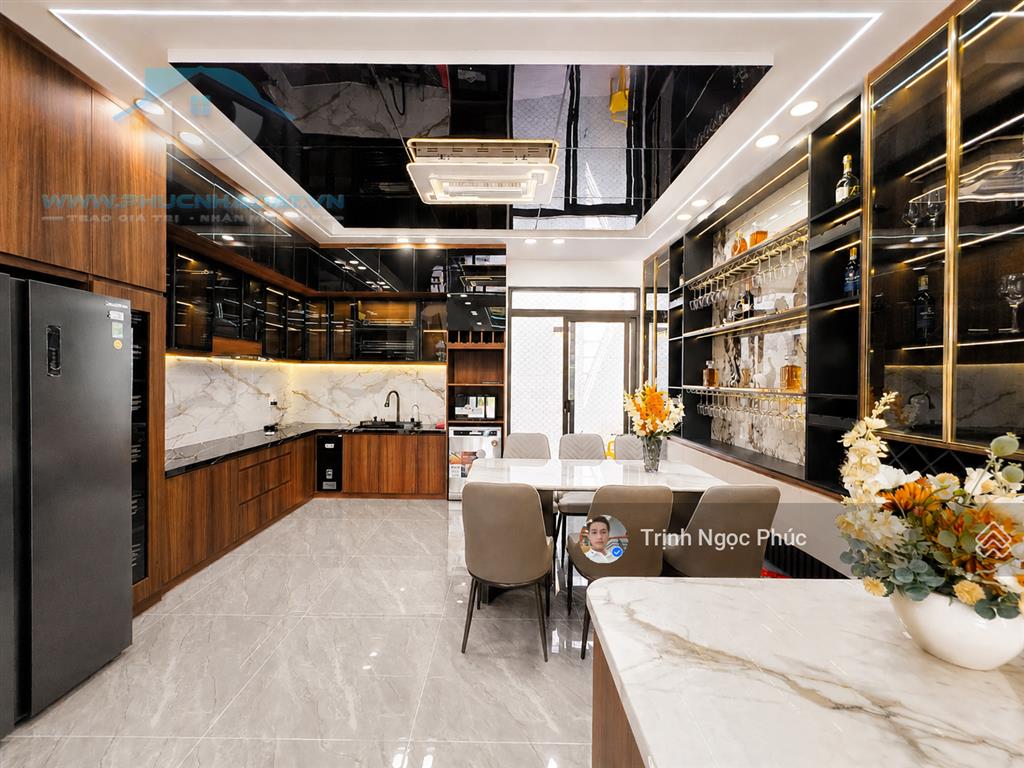 Mê mẩn trước vẻ đẹp hiện đại nhà phố full nội thất sang trọng vào ở ngay  giá 9,8 tỷ, 5x17m