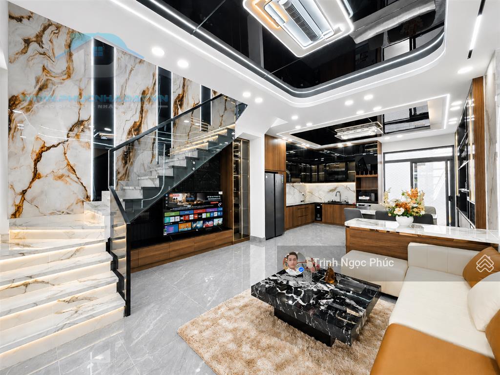 Mê mẩn trước vẻ đẹp hiện đại nhà phố full nội thất sang trọng vào ở ngay  giá 9,8 tỷ, 5x17m
