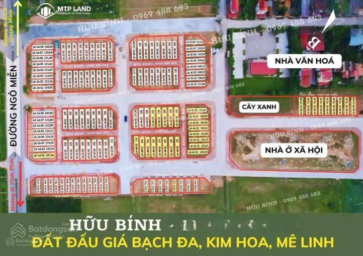 Chủ bán nhanh 100m2 đất tại khu đấu giá bạch đa, kim hoa nay thuộc xã tiến thắng, giáp vành đai 4