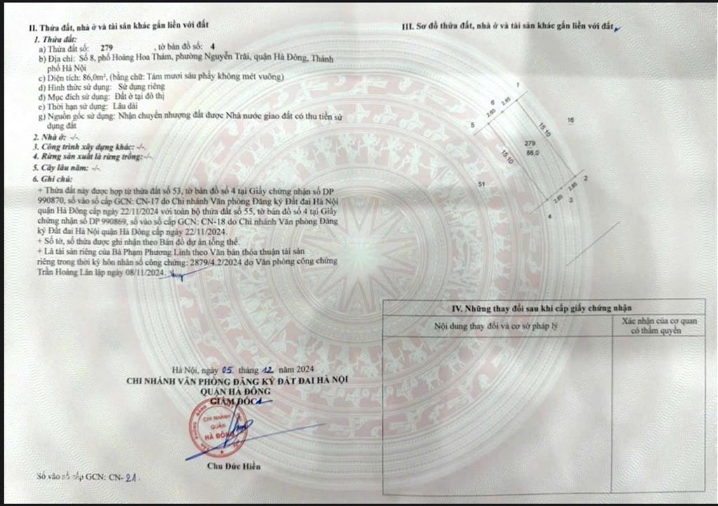 Bán tòa văn phòng 7 tầng 1 hầm mặt phố hoàng hoa thám, hà đông, 86m², thang máy, giá 43,8 tỷ