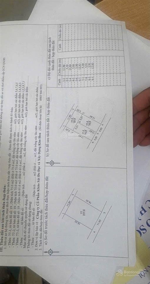 Chủ gửi bán lô đất đẹp tại chi đông quang minh full thổ cư ngõ thông ô tô vào đất, kv sầm uất