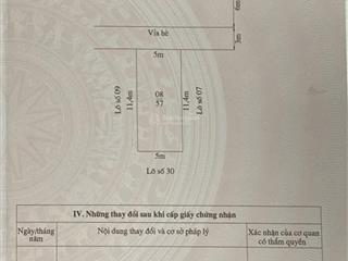 Bán đất tđc sao sáng , đằng lâm hải an 57m ngang 5m hướng bắc siêu đẹp k lỗi gì