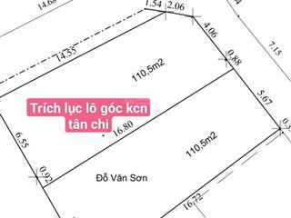 Chính chủ bán lô góc đẹp làn 2 ql38 đối diện cty diana tân chi 1111m2 giá rẻ chỉ 2.7 tỷ
