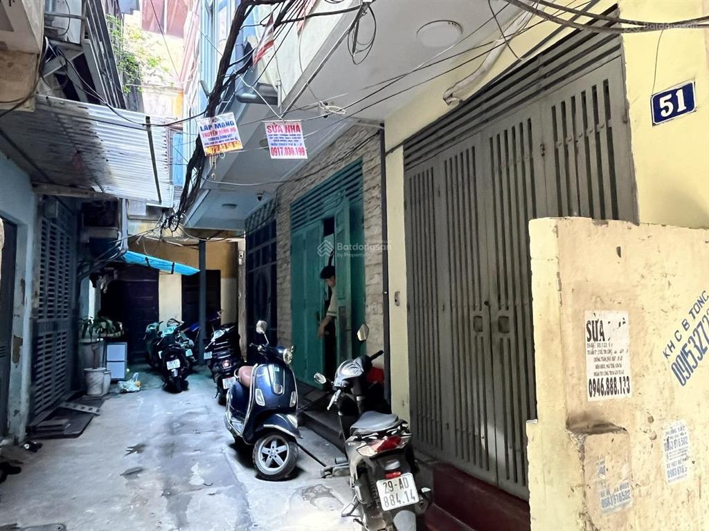 Cho thuê toàn bộ nhà riêng 6 tầng, tại 51 ngõ 40 phố võ thị sáu, phường bạch mai, hà nội