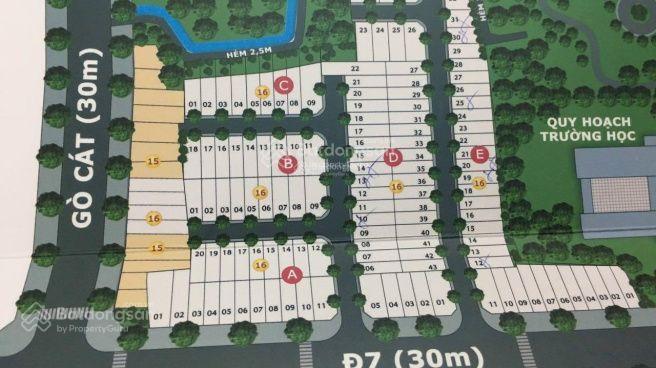 Bán lô e16 rio gò cát, đường trước đất rộng 9m