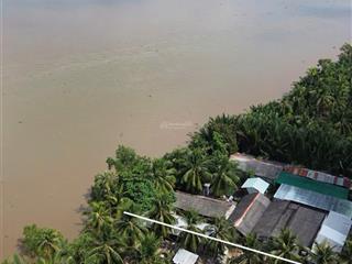 Bán 1.212m2 có 200m2 thổ cư ven sông mekong đẹp  cách sg 70km. tân phú đông  tiền giang