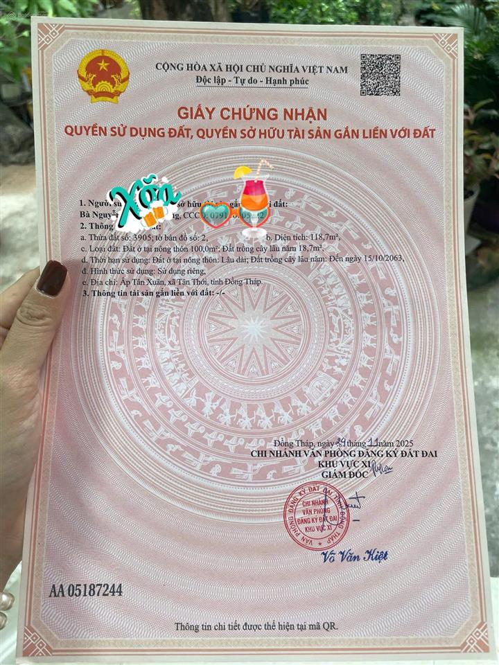 Nhà vườn siêu xinh thổ cư vào ở ngay giá 680 triệu | tân phú đông tiền giang