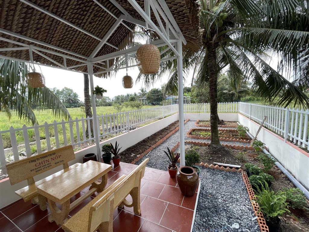 Nhà vườn siêu xinh thổ cư vào ở ngay giá 680 triệu | tân phú đông tiền giang