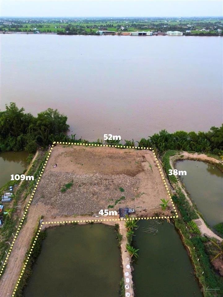 2.649m2 đất thổ cư mặt tiền sông lớn. giá tốt để chốt trọn thửa 1 tỷ 690 triệu