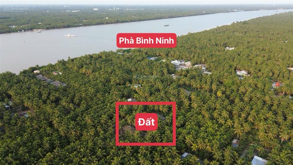 Đất thổ cư sát phà bình ninh diện tích lớn hiếm, giá mềm bất ngờ