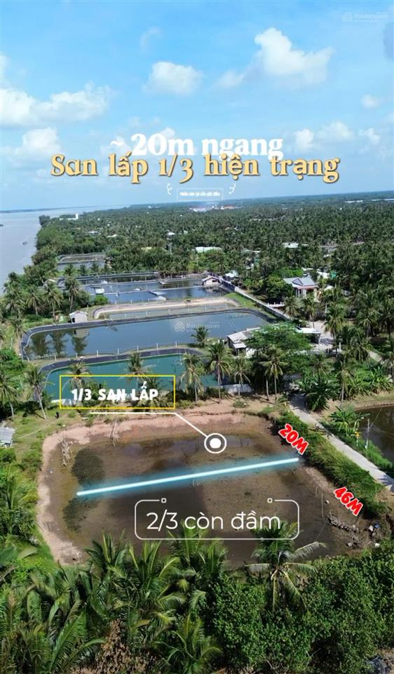 Mặt tiền sông cửa đại phù hợp nghỉ dưỡng | 599 triệu | diện tích 2,249m2