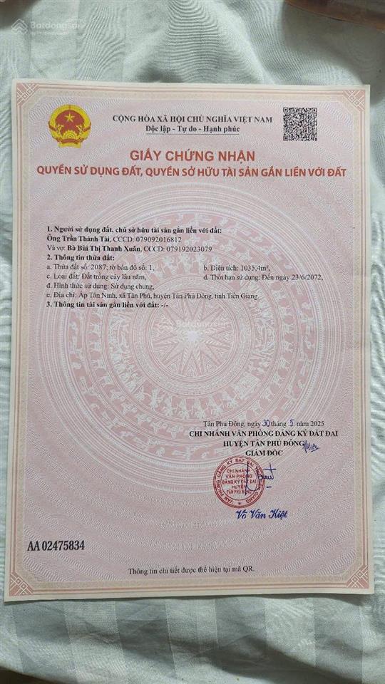 Nhà vườn ven sông mát mẻ  sát chợ tân phú | giá chỉ 1,2 tỷ