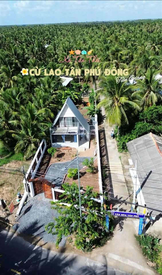 Nhà sân vườn góc 2 mt đối diện chợ  1,6 tỷ 498m² thổ cư 322m²