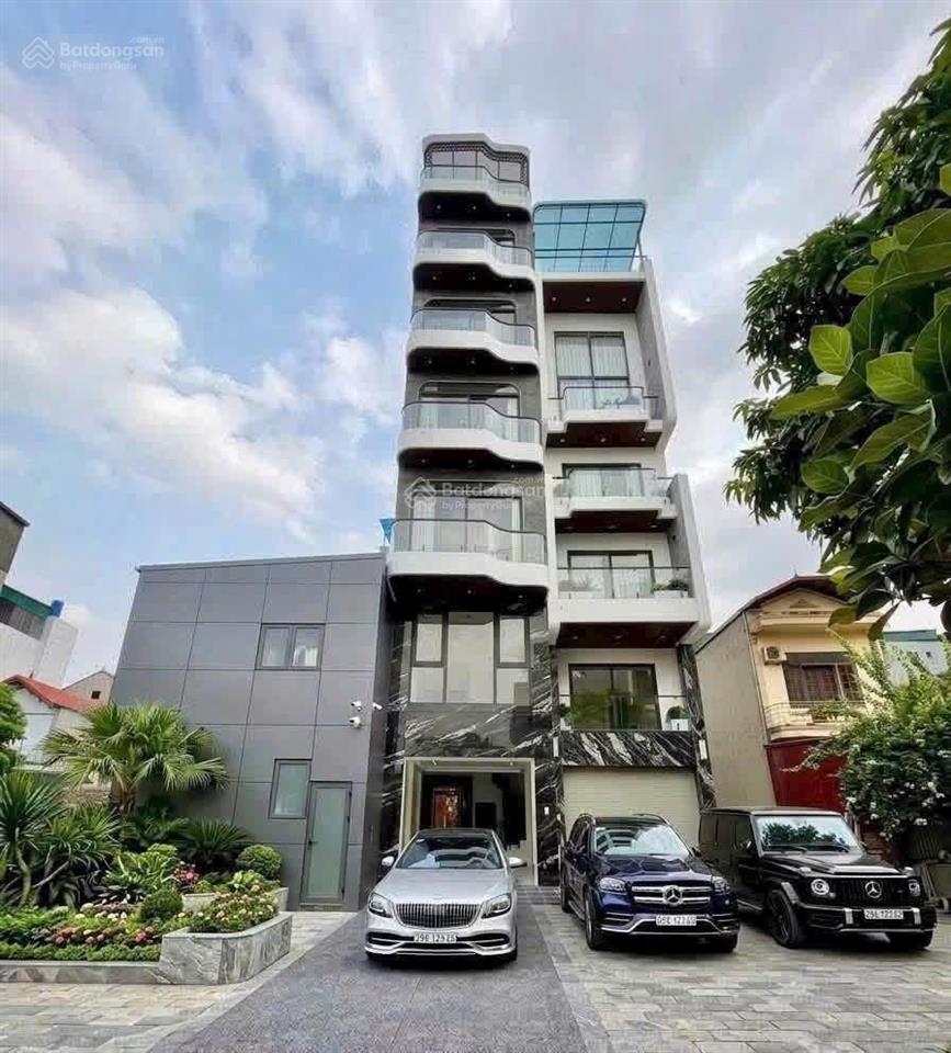 Bán nhà view hồ đầm tranh, thạch bàn, long biên 66m², 7 tầng thang máy, gara 2 ô tô, giá 16,1 tỷ